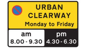 Urban Clearway sign start