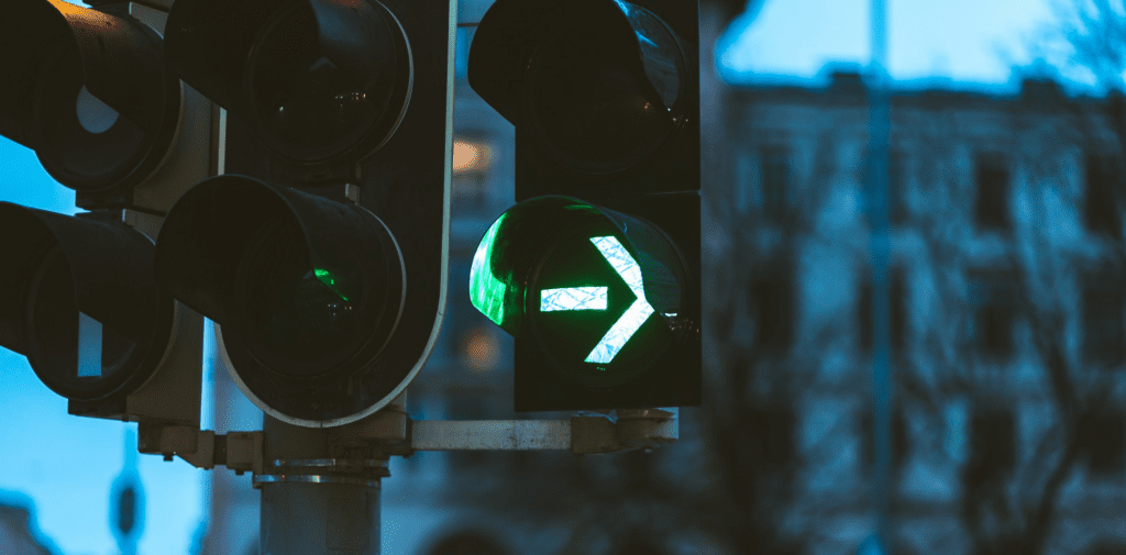 Green Filter Arrow Traffic Light